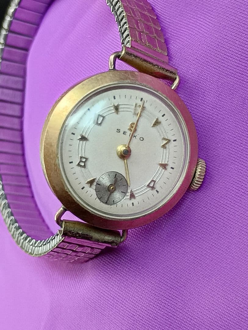 要修理　SEIKO精工舎 手巻き式腕時計 K18・18金　1940～50年代