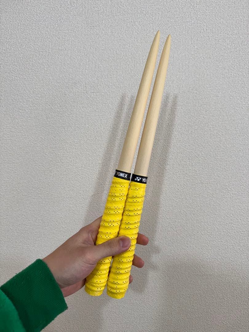 【河津掛け様】 太鼓の達人 マイバチ 米ヒバ・朴2セット