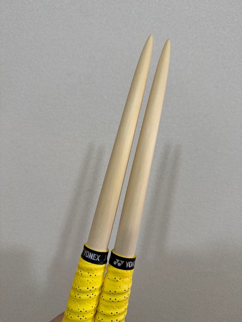 【河津掛け様】 太鼓の達人 マイバチ 米ヒバ・朴2セット