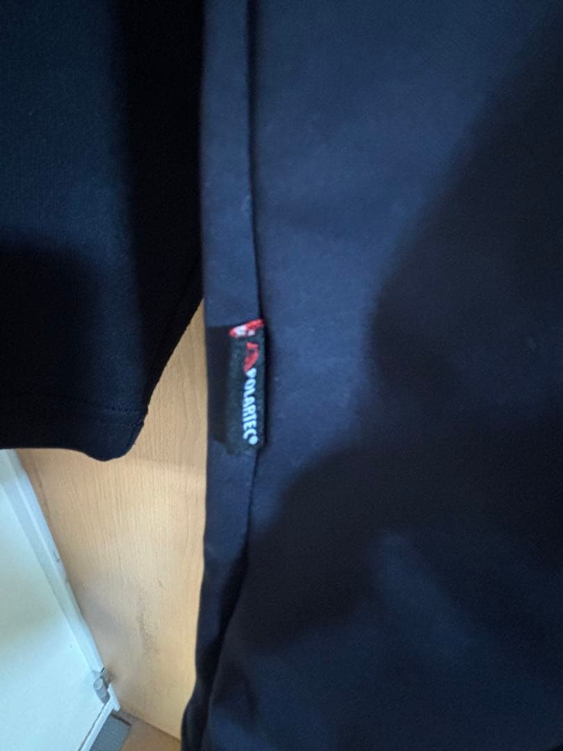 チ*ゴ様 BRIEFING ポーラテック ウィンドブロック クルーネック ネイビ