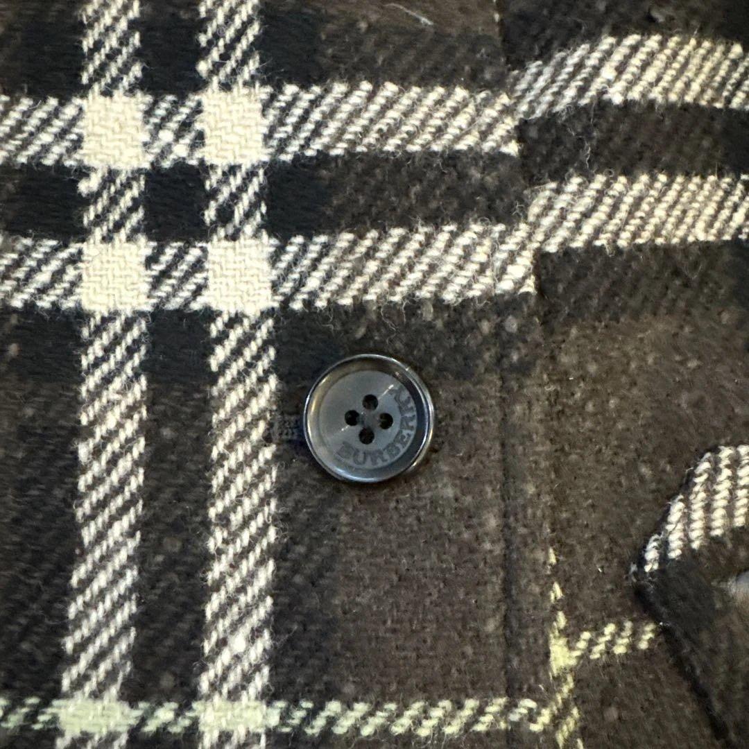BURBERRY ウールコート 130A ブラウン チェック
