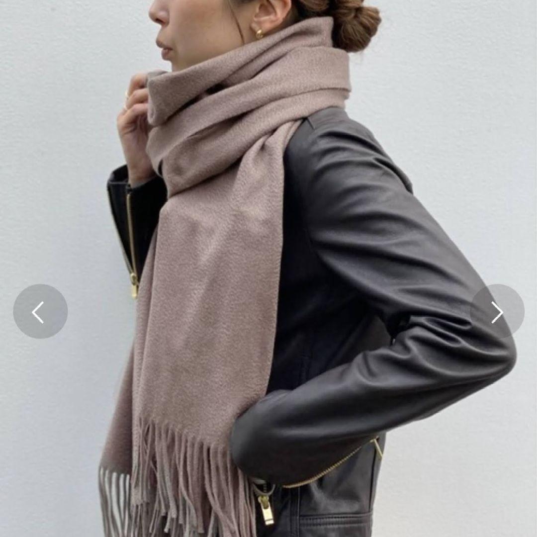 NOBLE カシミヤ100%ストール クリーニング済