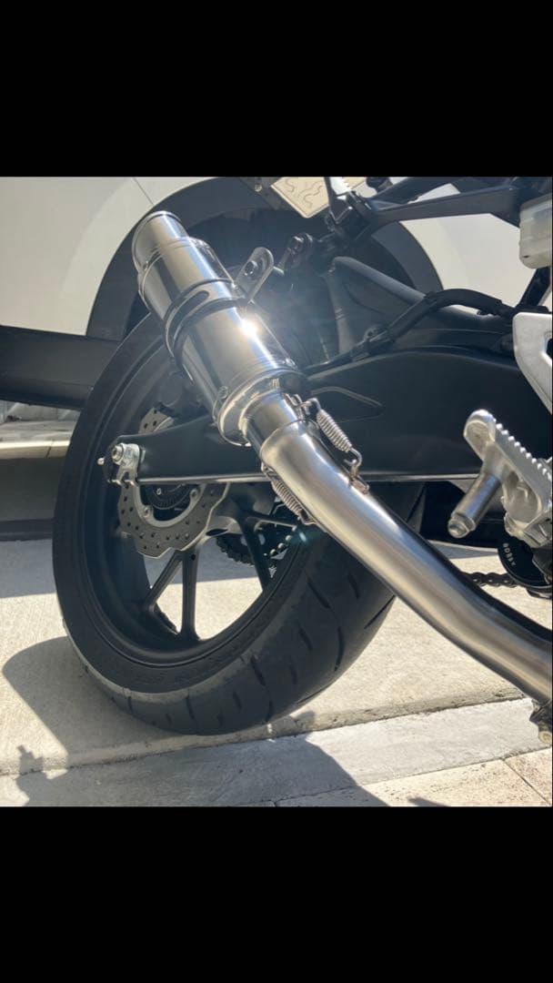 CB250R 2018-2024 LCIショートステンレススリップオンマフラー