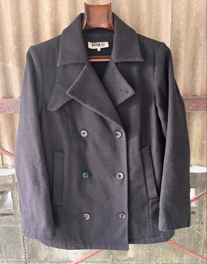 最終セールMM6martinメゾンマルタンマルジェラ ピーコート38サイズM