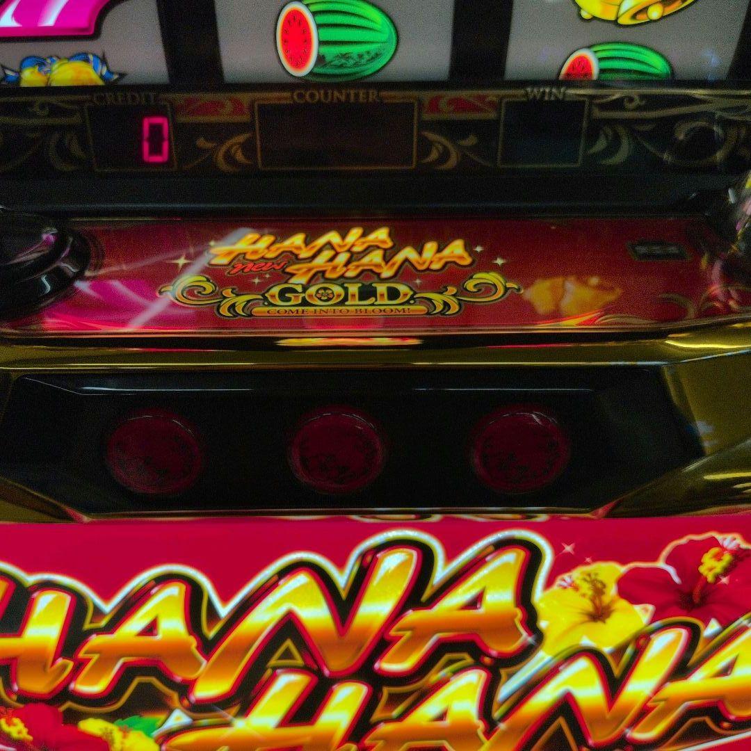 パチスロ実機　ニューハナハナゴールドEX−30 不要機付　送料無料