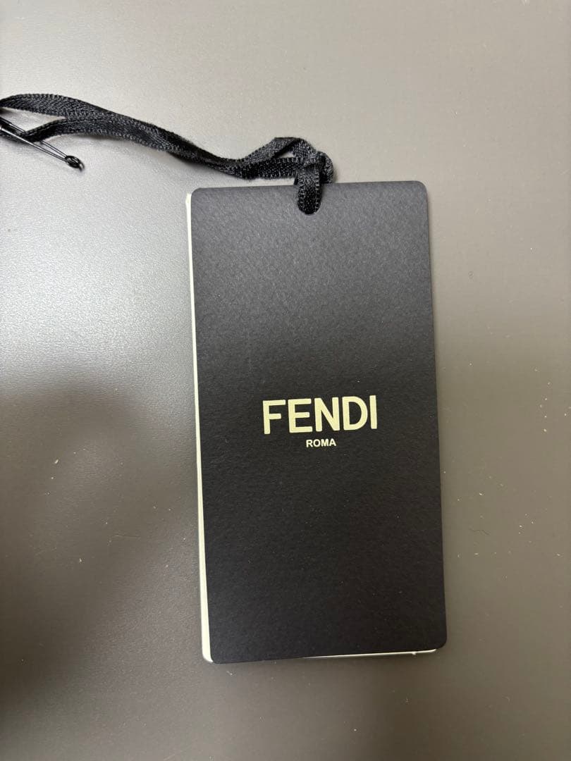 Fendi スタジャン 黒/茶色　XL