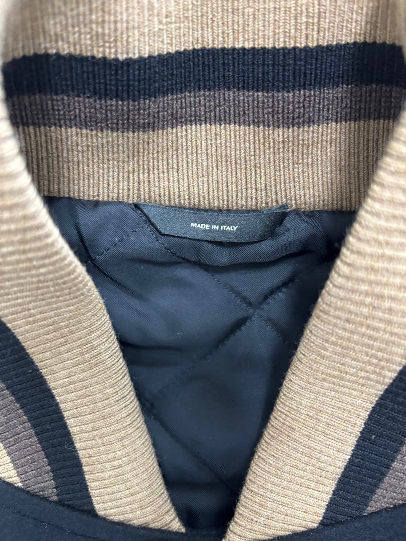 Fendi スタジャン 黒/茶色　XL