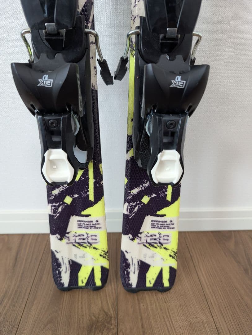 【美品】ATOMIC ETL 123cm ミッドスキー ビンディング付 調整可