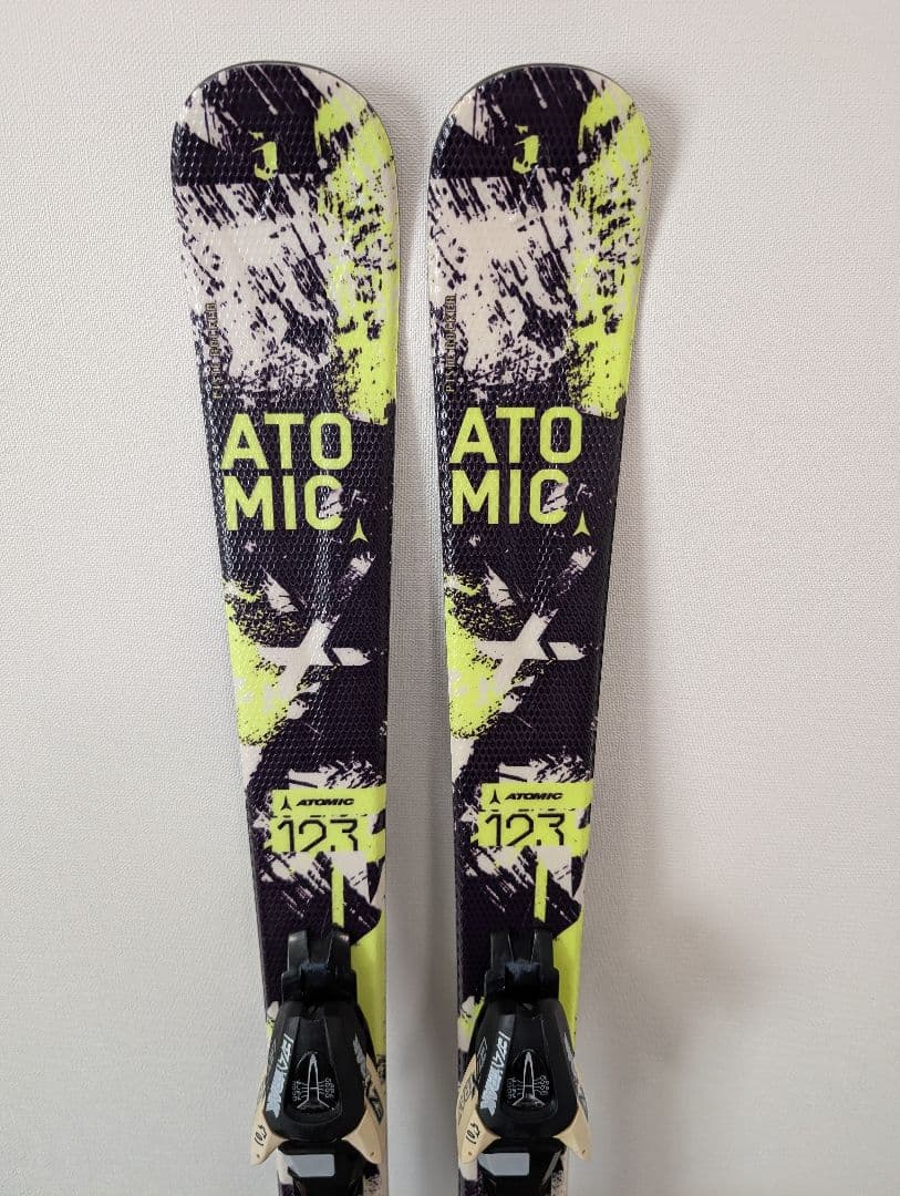 【美品】ATOMIC ETL 123cm ミッドスキー ビンディング付 調整可