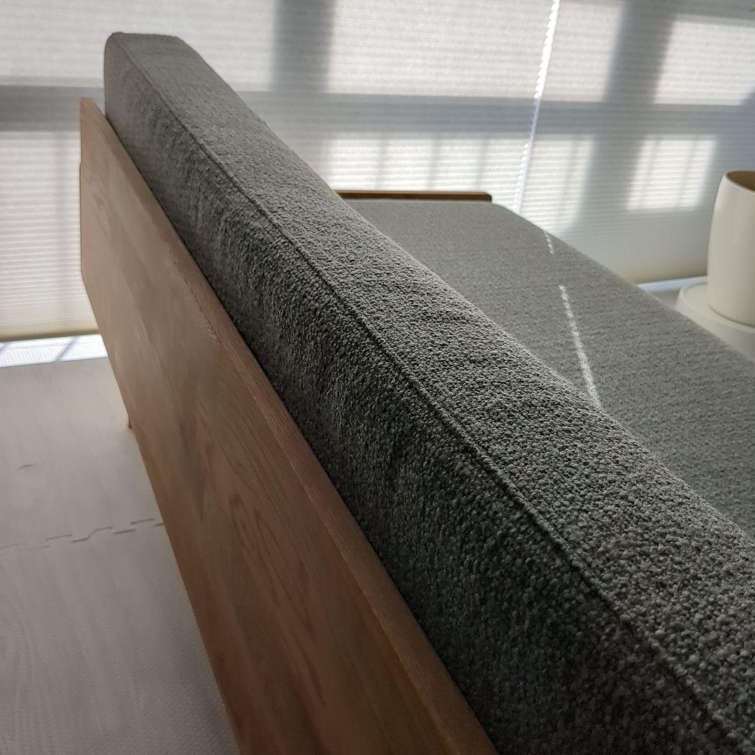 MOMOnatural モモナチュラル　DAY SOFA 3P onearm