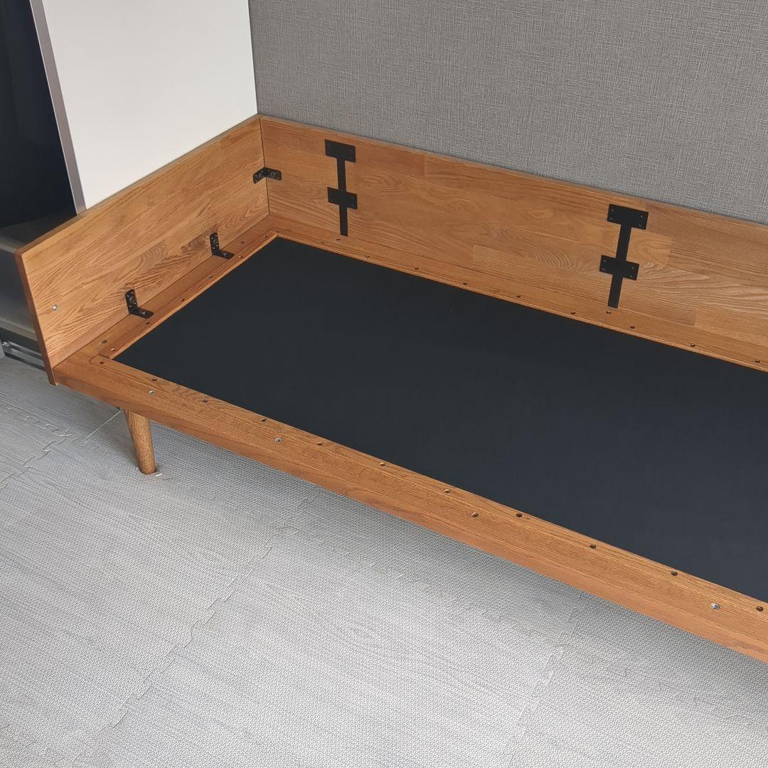 MOMOnatural モモナチュラル　DAY SOFA 3P onearm