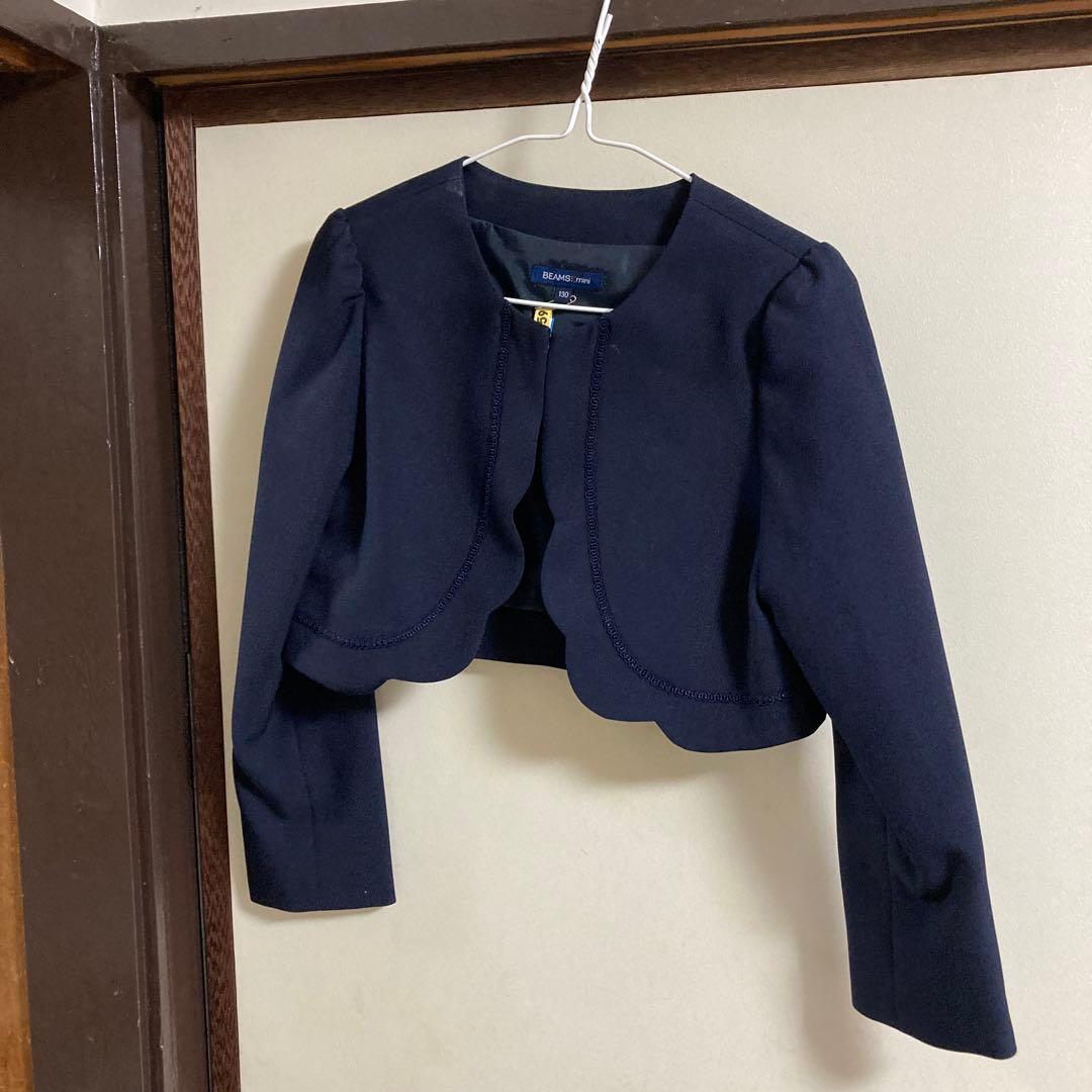 最終値下げ　ビームスミニ　フォーマルワンピース、ボレロセット　130