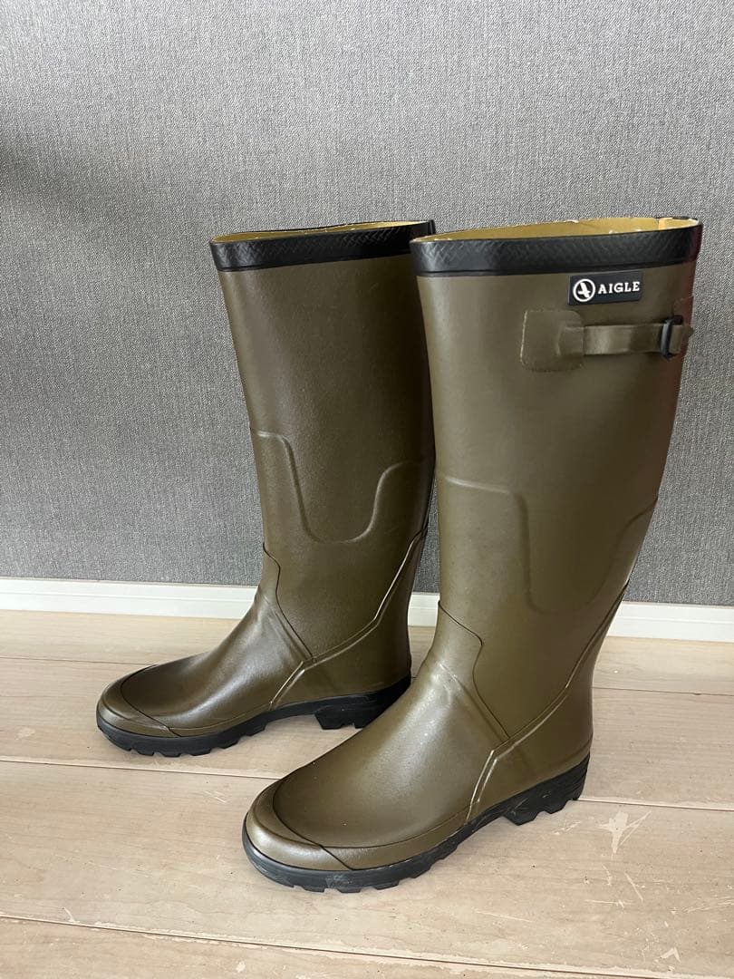 エーグル　メンズレインブーツ