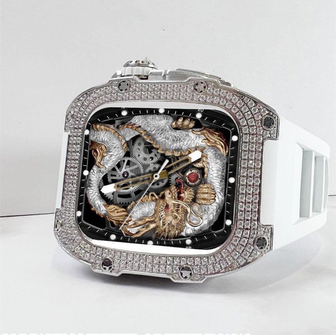 アップルウォッチ ケース ゴールデンコンセプト /キュービックジルコニア