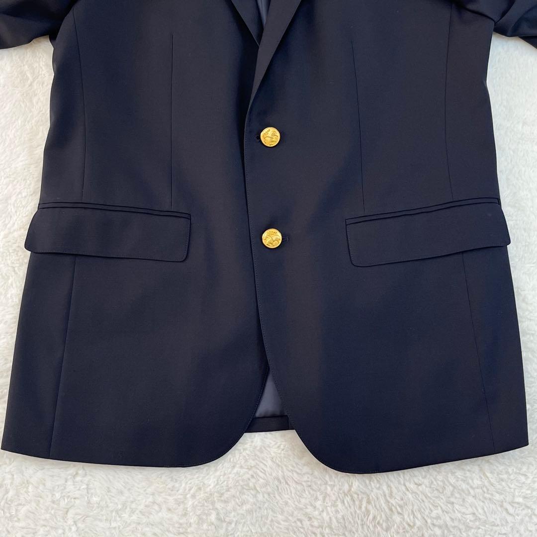 ブルックスブラザーズ　ジャケット　ブレザー　金ボタン　羊　紺ブレ　ウール