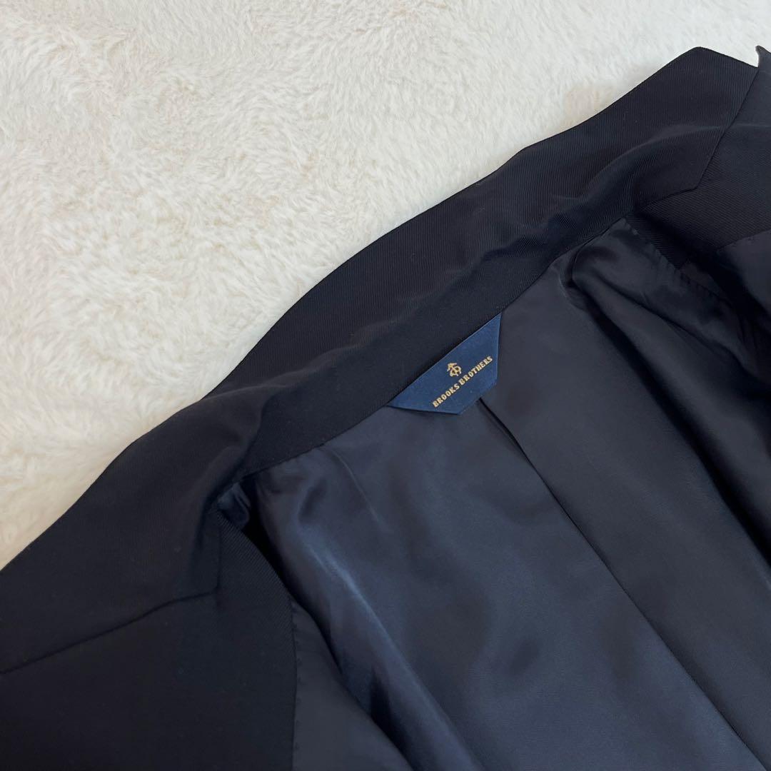 ブルックスブラザーズ　ジャケット　ブレザー　金ボタン　羊　紺ブレ　ウール