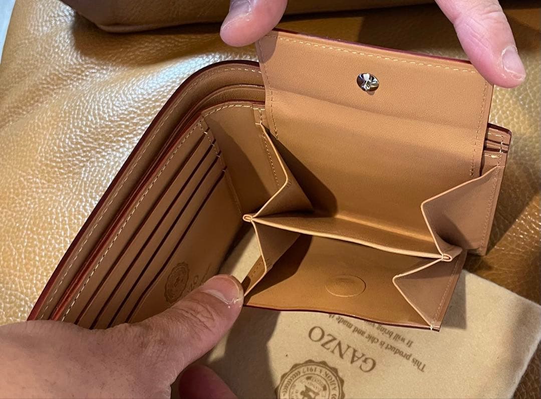 ガンゾ　GANZO コードバン　ダークグリーン