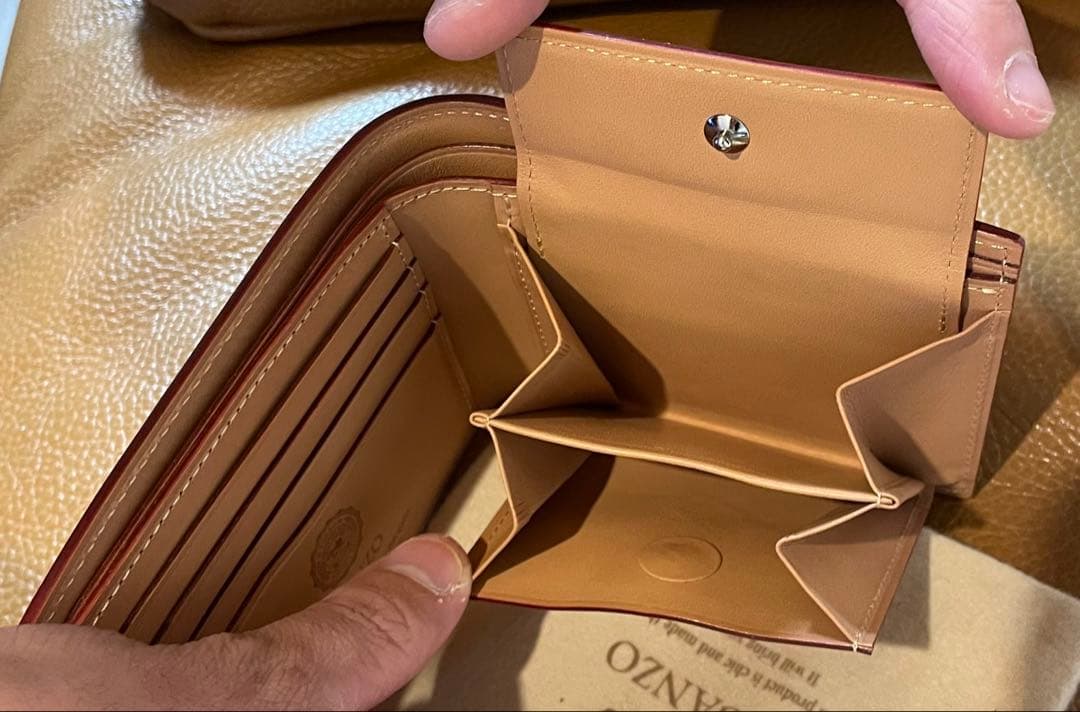 ガンゾ　GANZO コードバン　ダークグリーン