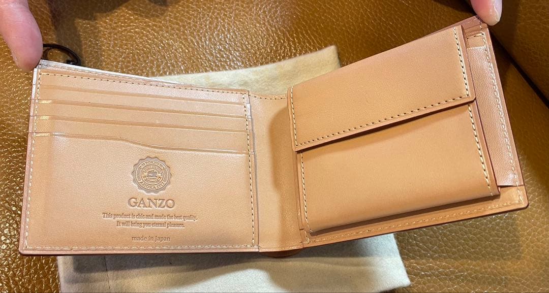 ガンゾ　GANZO コードバン　ダークグリーン