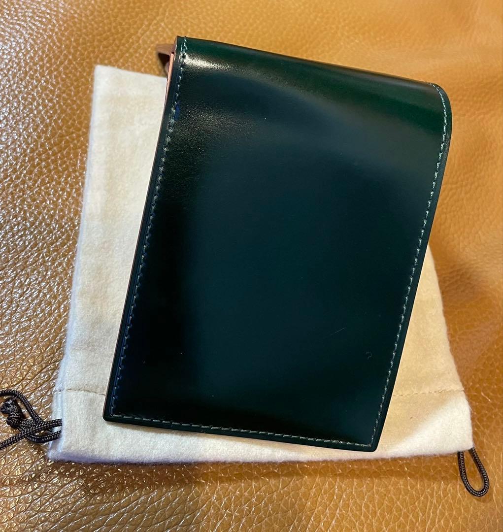 ガンゾ　GANZO コードバン　ダークグリーン