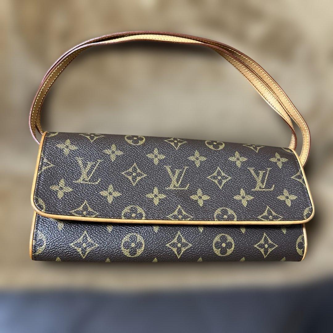 ルイヴィトン ショルダーバッグ モノグラム ポシェットツインGM