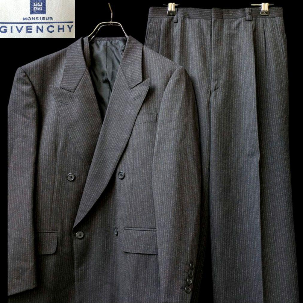 菅田将暉　80s　GIVENCHY　3点　ダブルボタン　セットアップ　レトロ