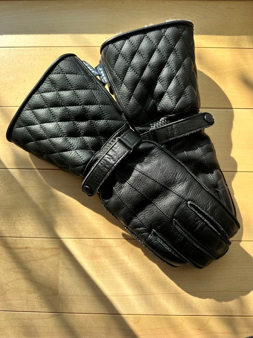 レザー製（牛革）キルティンググローブ XLサイズ