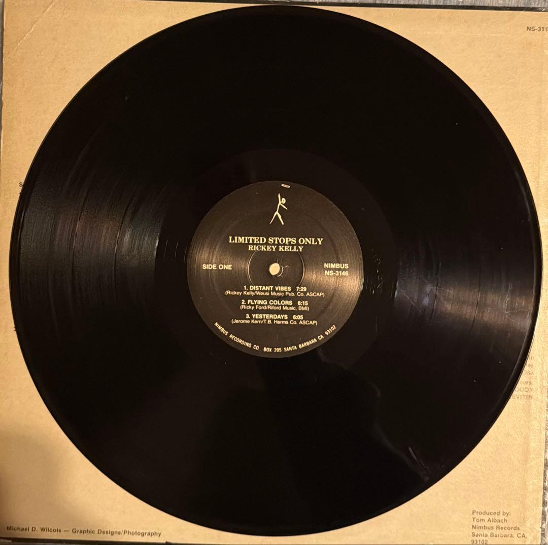 RickeyKelly Limited Stops Only オリジナル盤 LP