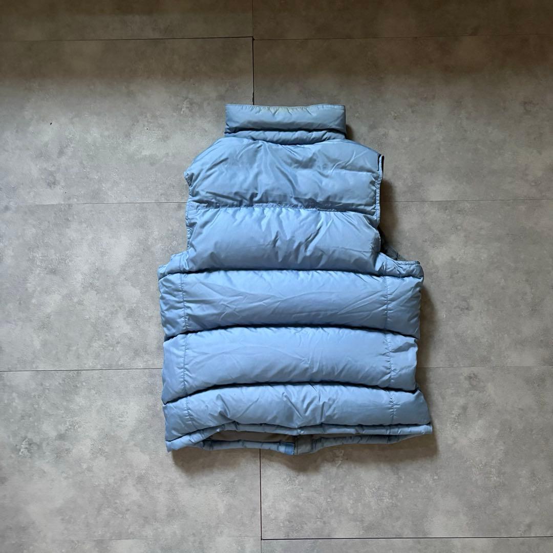 【希少カラー❗️】今期トレンド！mont-bell ダウンベスト　スカイブルー　S