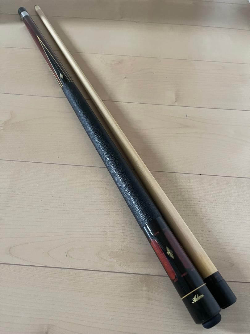 美品　革巻きアダム　adam ビリヤードキュー　ハギ　MEZZ メッズ