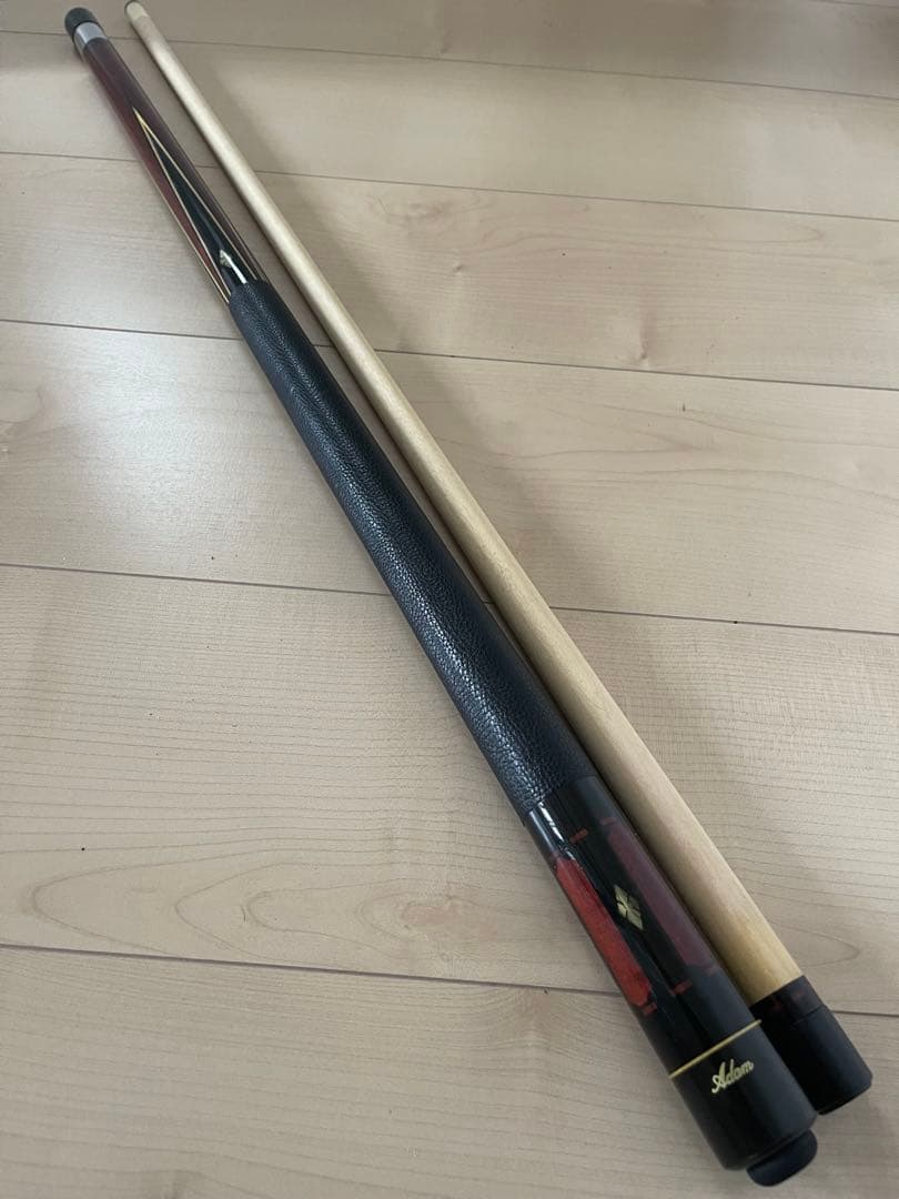 美品　革巻きアダム　adam ビリヤードキュー　ハギ　MEZZ メッズ