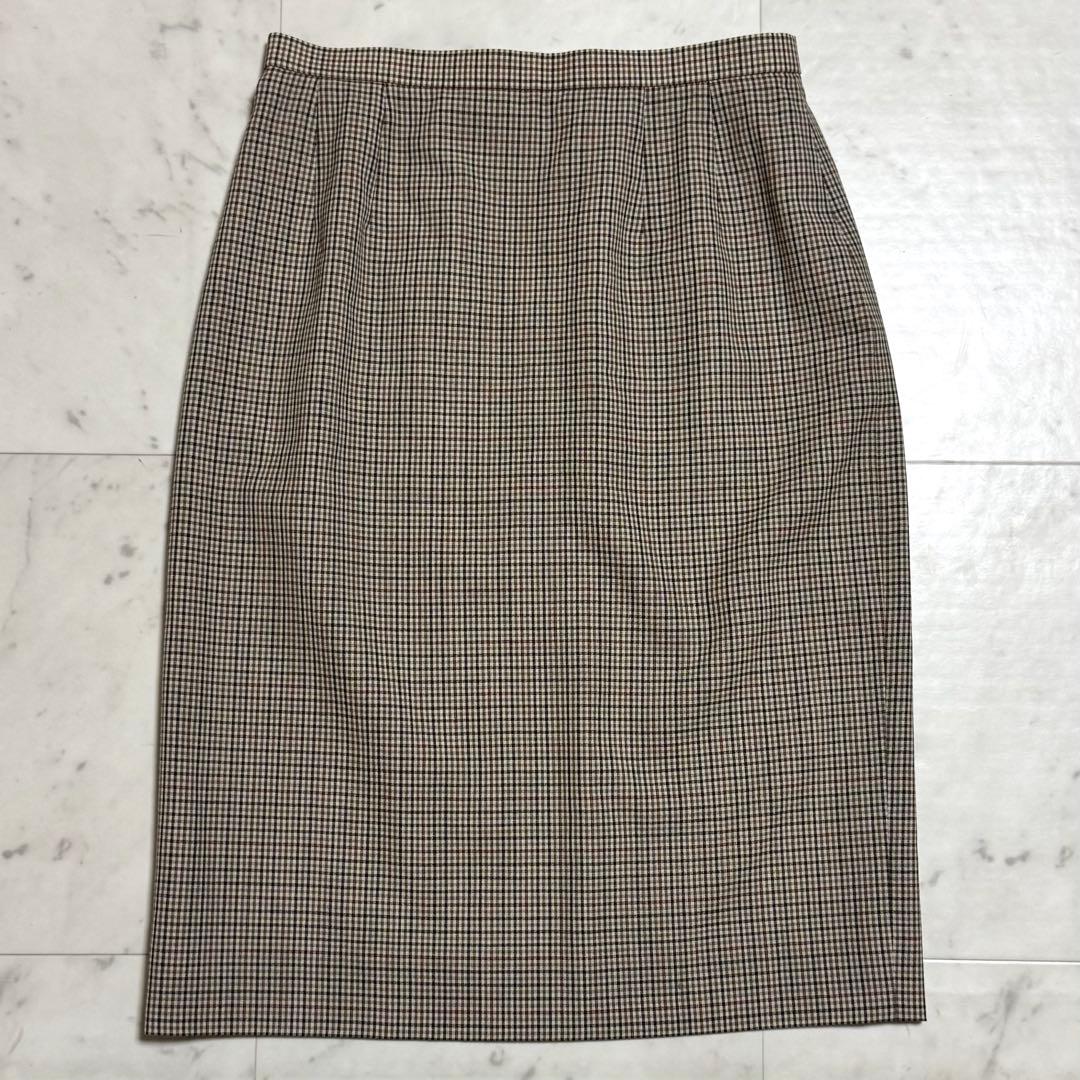 バーバリーズ セットアップ ジャケット スカート ウール100% チェック