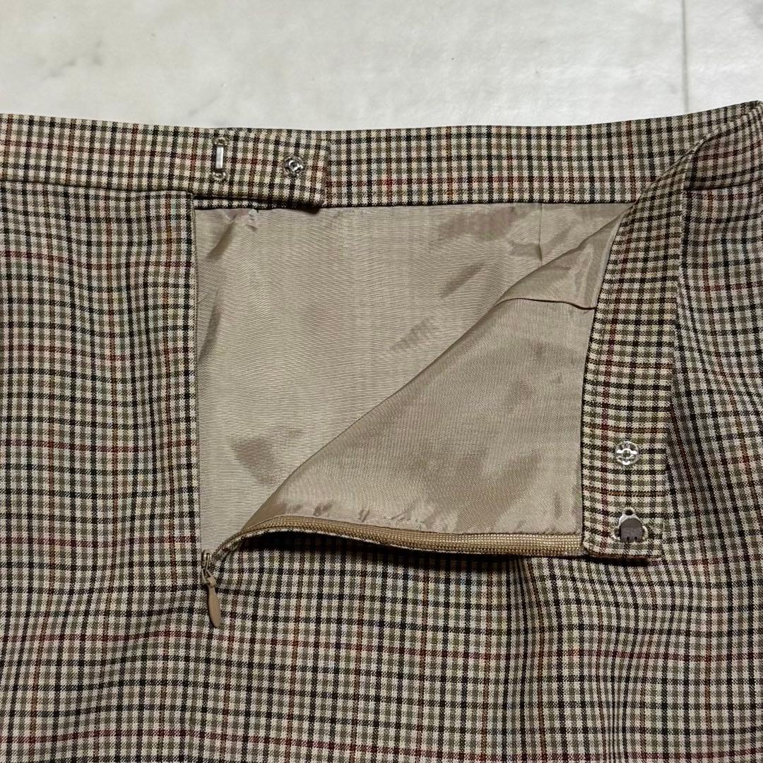 バーバリーズ セットアップ ジャケット スカート ウール100% チェック