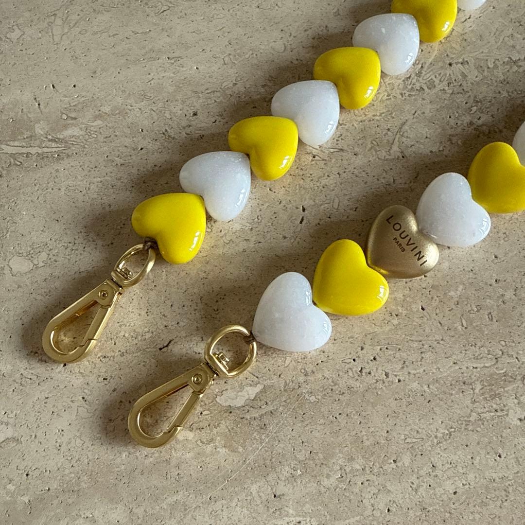 ルヴィ二 MagSafe 16 Pro ケース ハートストラップ 2点