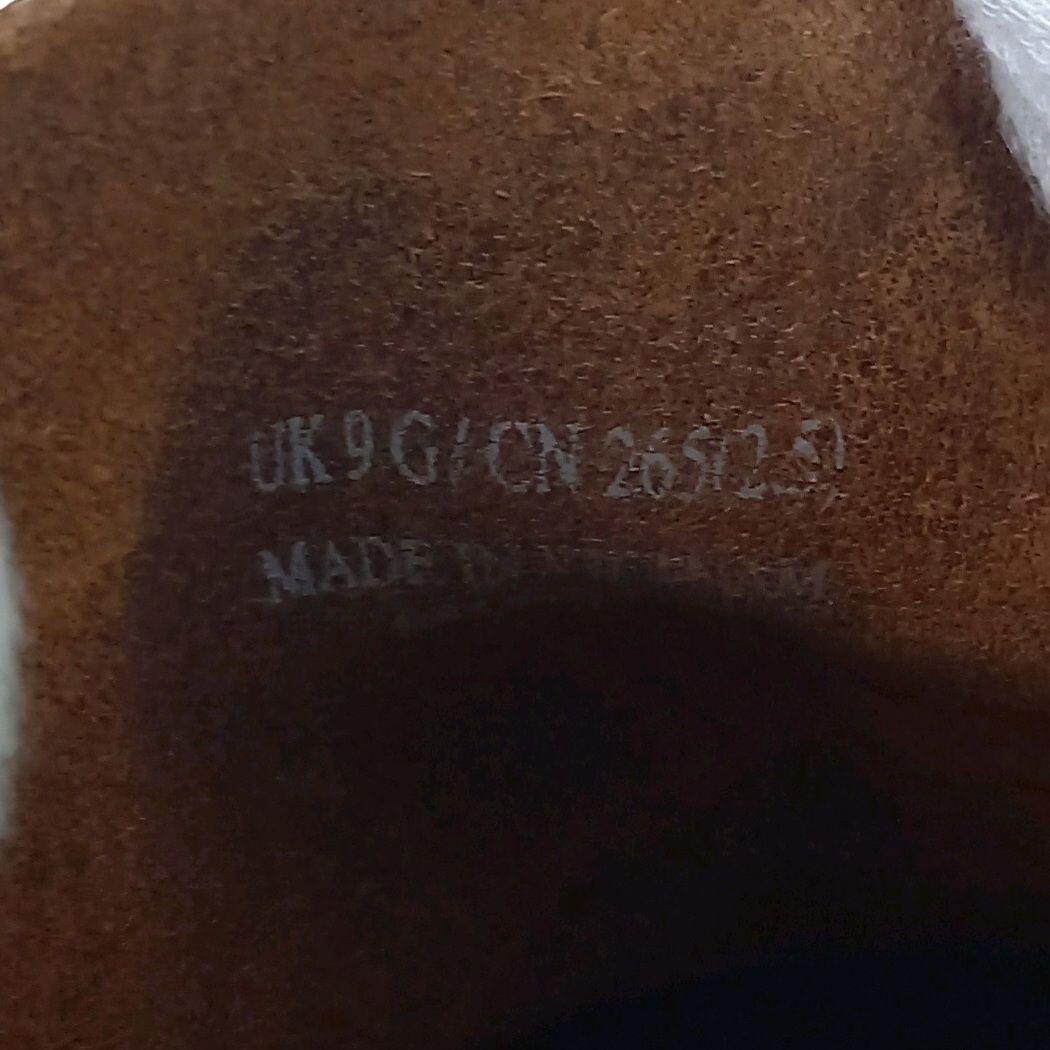 CLARKS クラークス ワラビーブーツ レザー シボ加工 ブラウン 27cm