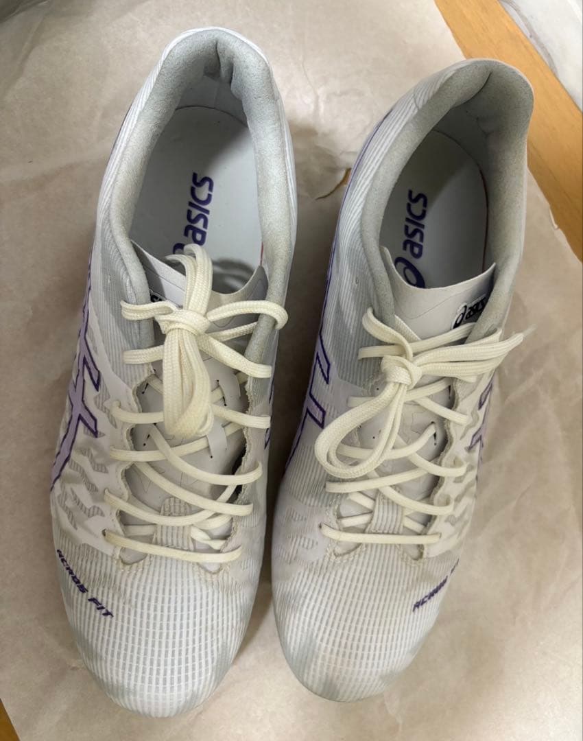 asicsDSLIGHTACROSPRO3ホワイト/ジェントリーパープル26.5