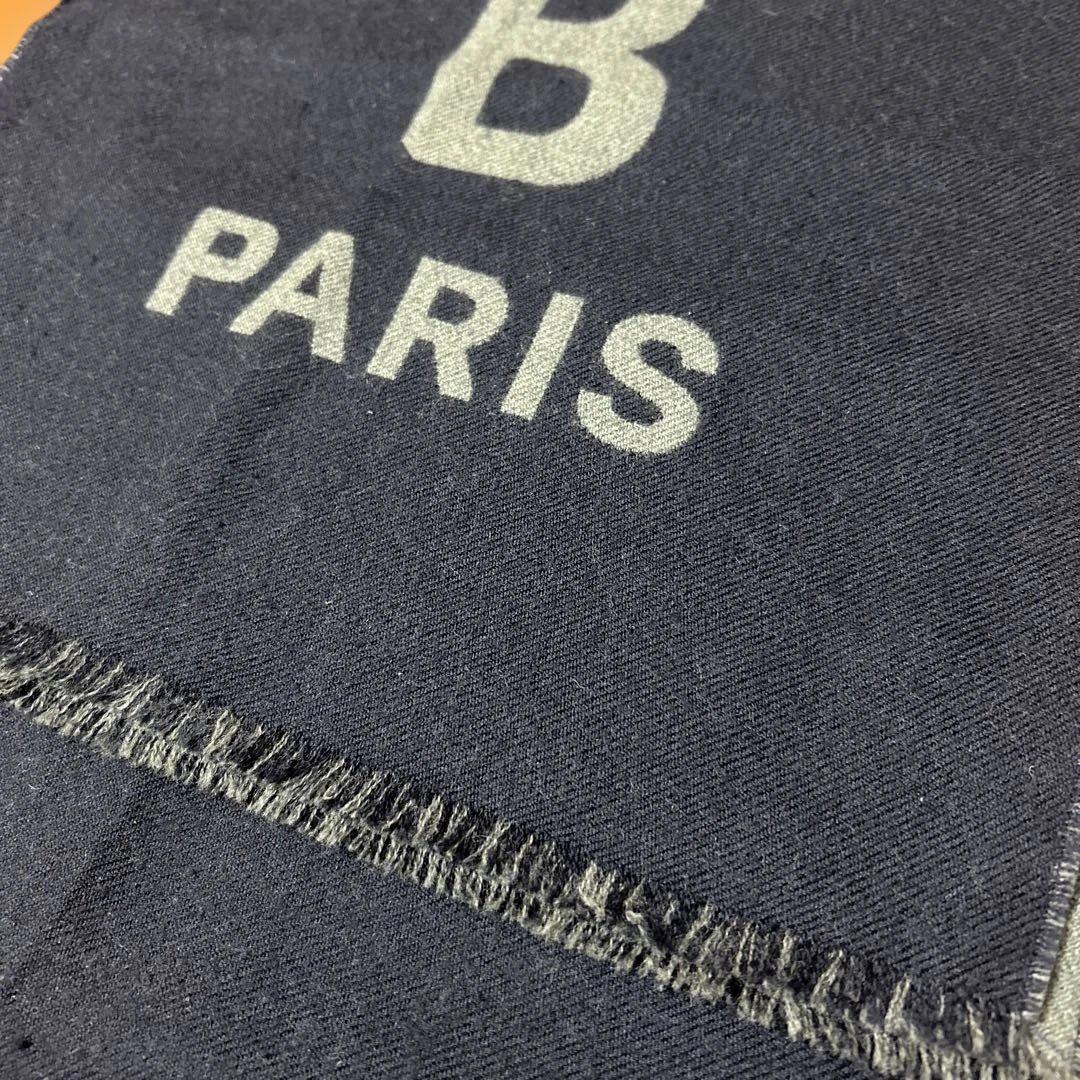 チー坊ベルルッティ　マフラー　ウール100 ストール　リバーシブル