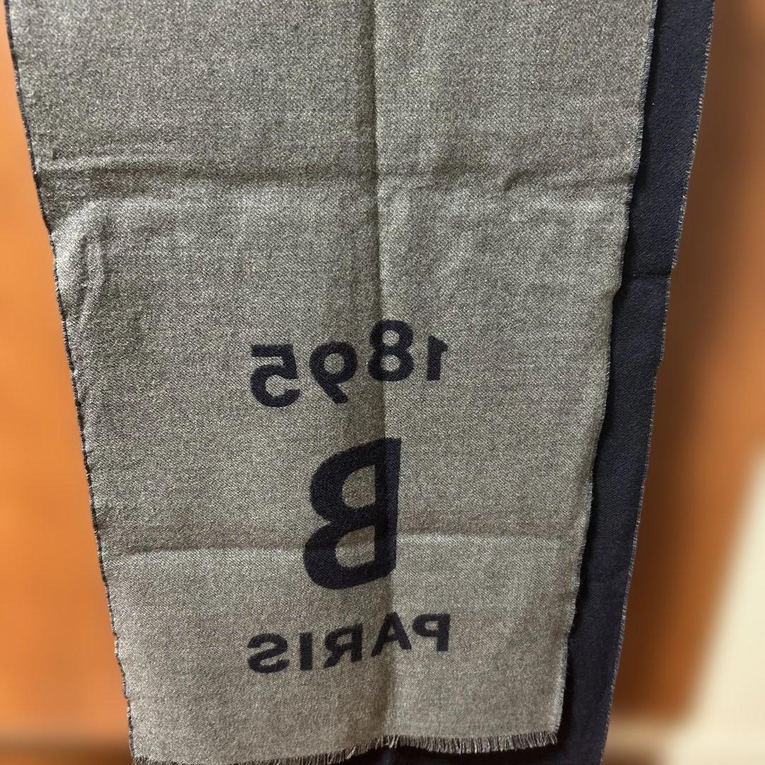 チー坊ベルルッティ　マフラー　ウール100 ストール　リバーシブル