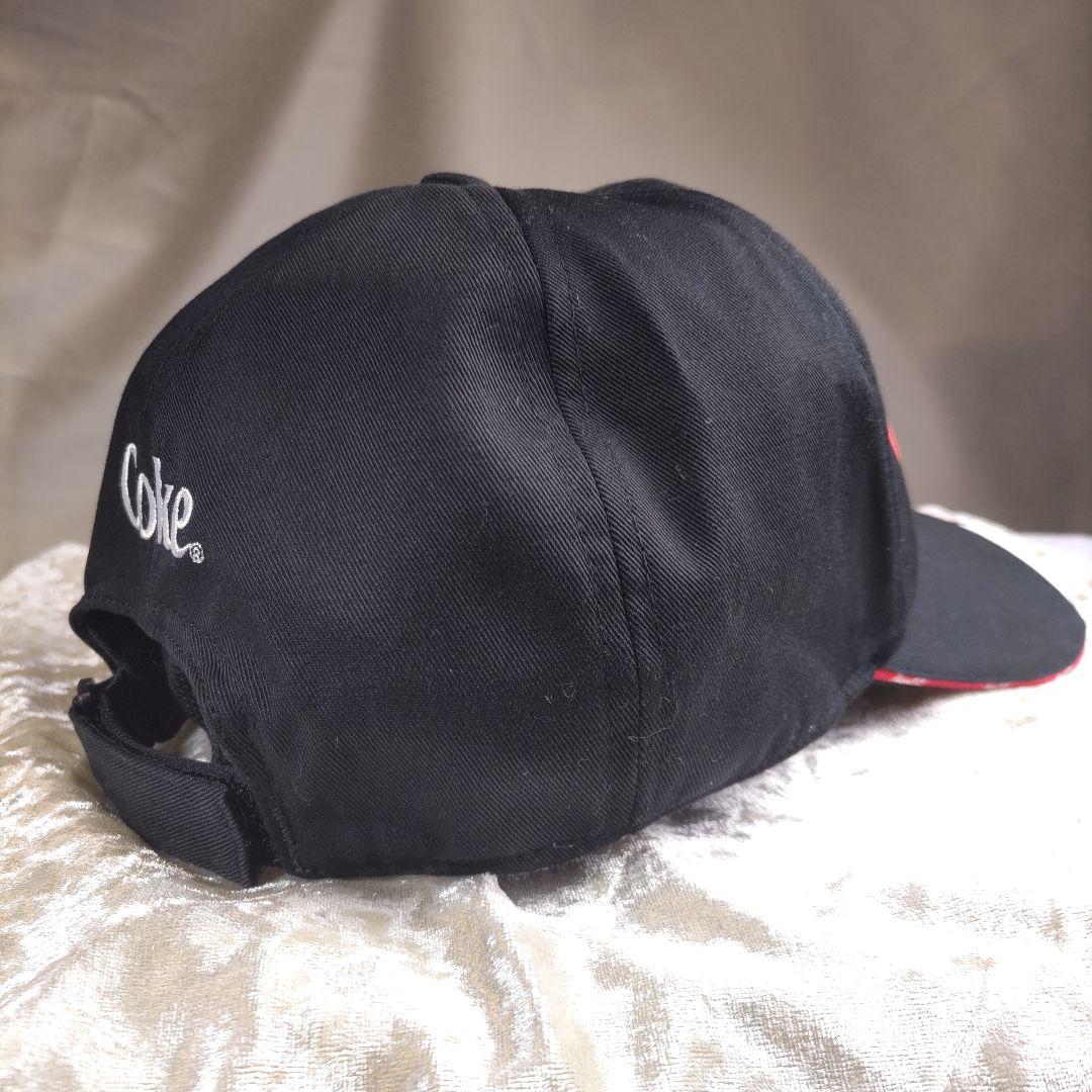 コカコーラ　レーシング風キャップ　スポーツ　バイク・カースポーツ　レース　ゴルフ