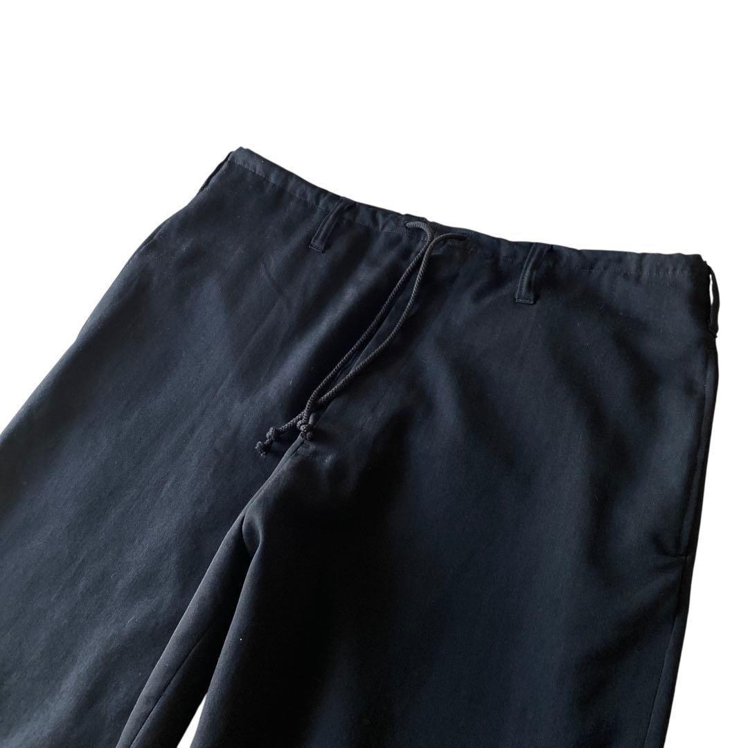 18ss yohji yamamoto pour homme ギャバ紐パンツ 1