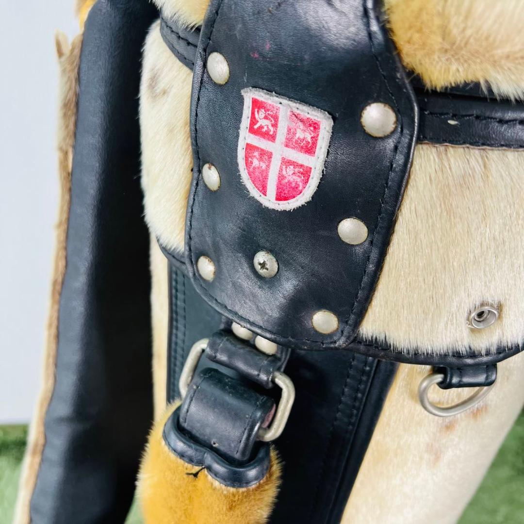 東京書芸館 あざらし本革 キャディバッグ カート式 超希少 アザラシ 海豹