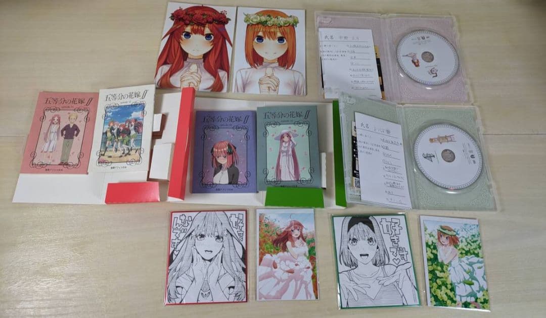 DVD　五等分の花嫁∬　初回版5巻セット+Amazon特典