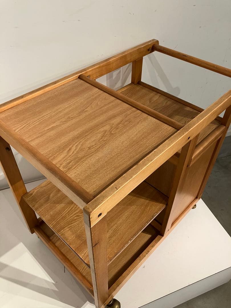 オールドコイズミ、キッチンワゴン、天童木工、秋田木工、レトロ、和モダン、