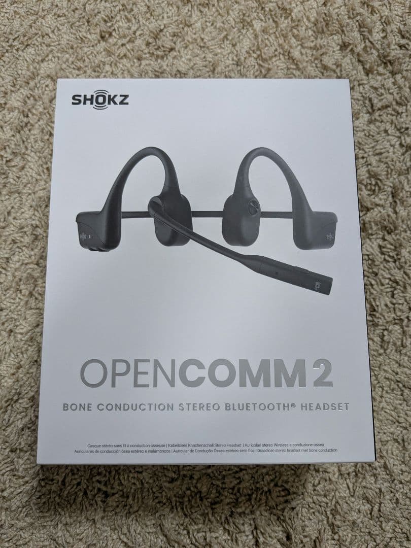 SHOKZ OpenComm2 骨伝導イヤホン