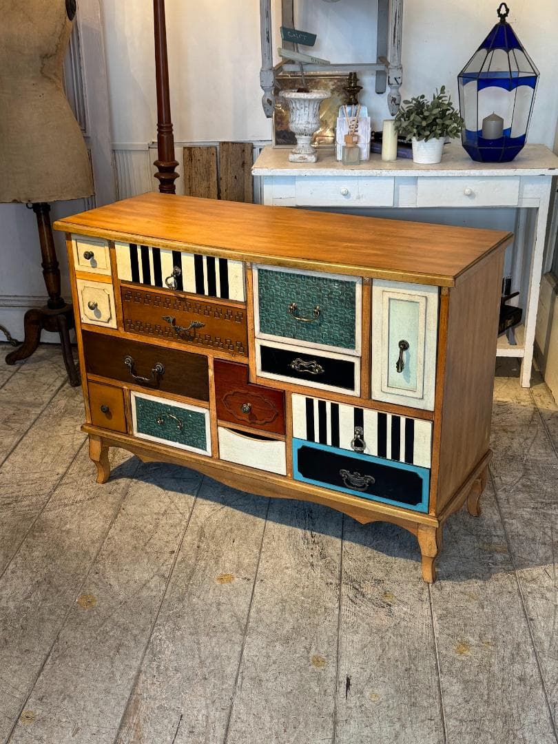 アンティーク パルナサス チェスト キャビネット 木製 タンス ギギLiving