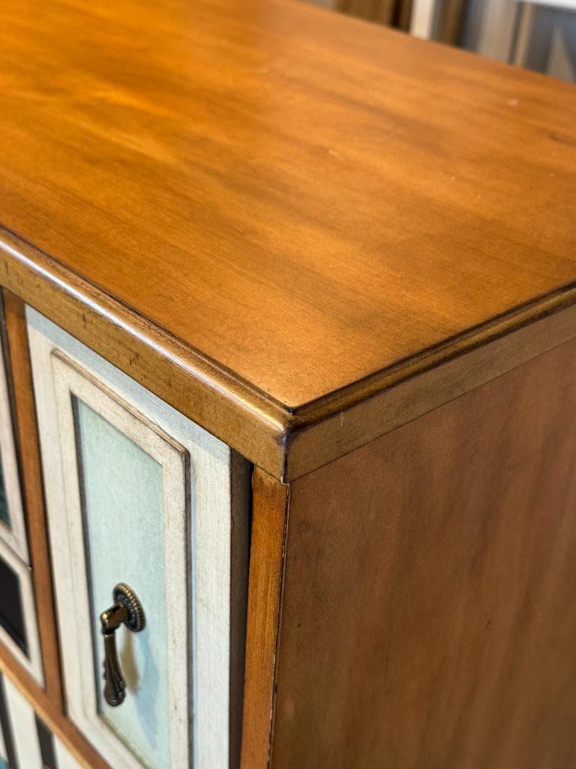 アンティーク パルナサス チェスト キャビネット 木製 タンス ギギLiving