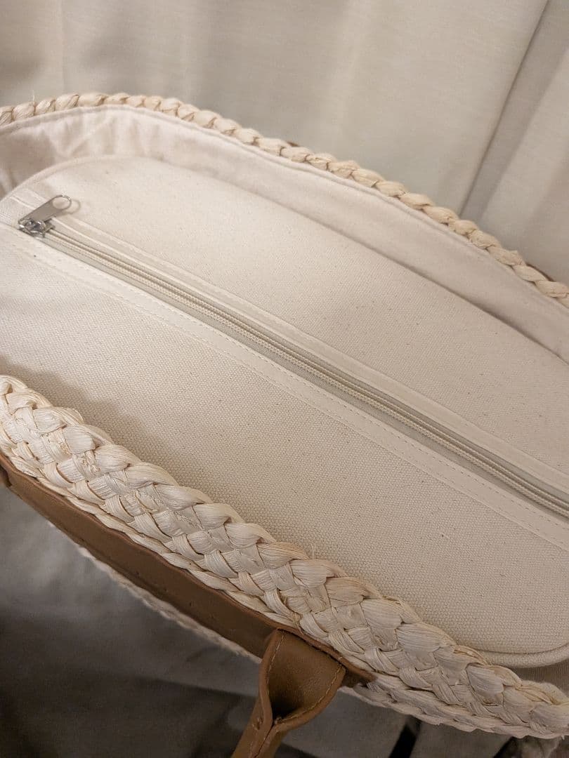 DEAN & DELUCA / 保冷ポーチ付 かごバッグ　大