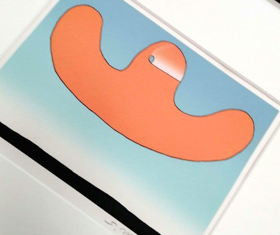 ☆ 元永 定正 シルクスクリーン