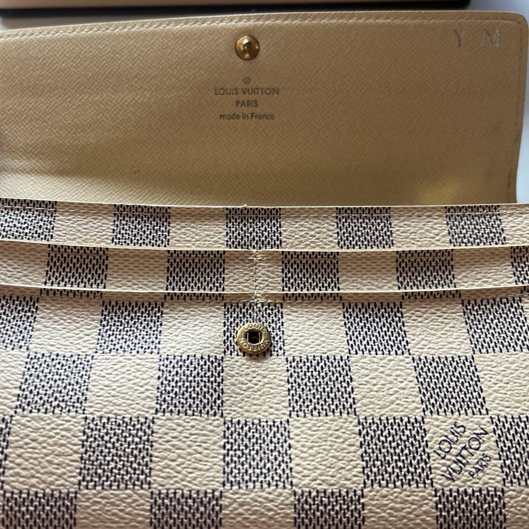 わ*ゃ様 ルイヴィトン　 ダミエ アズール　 ポルトフォイユサラ　 長財布