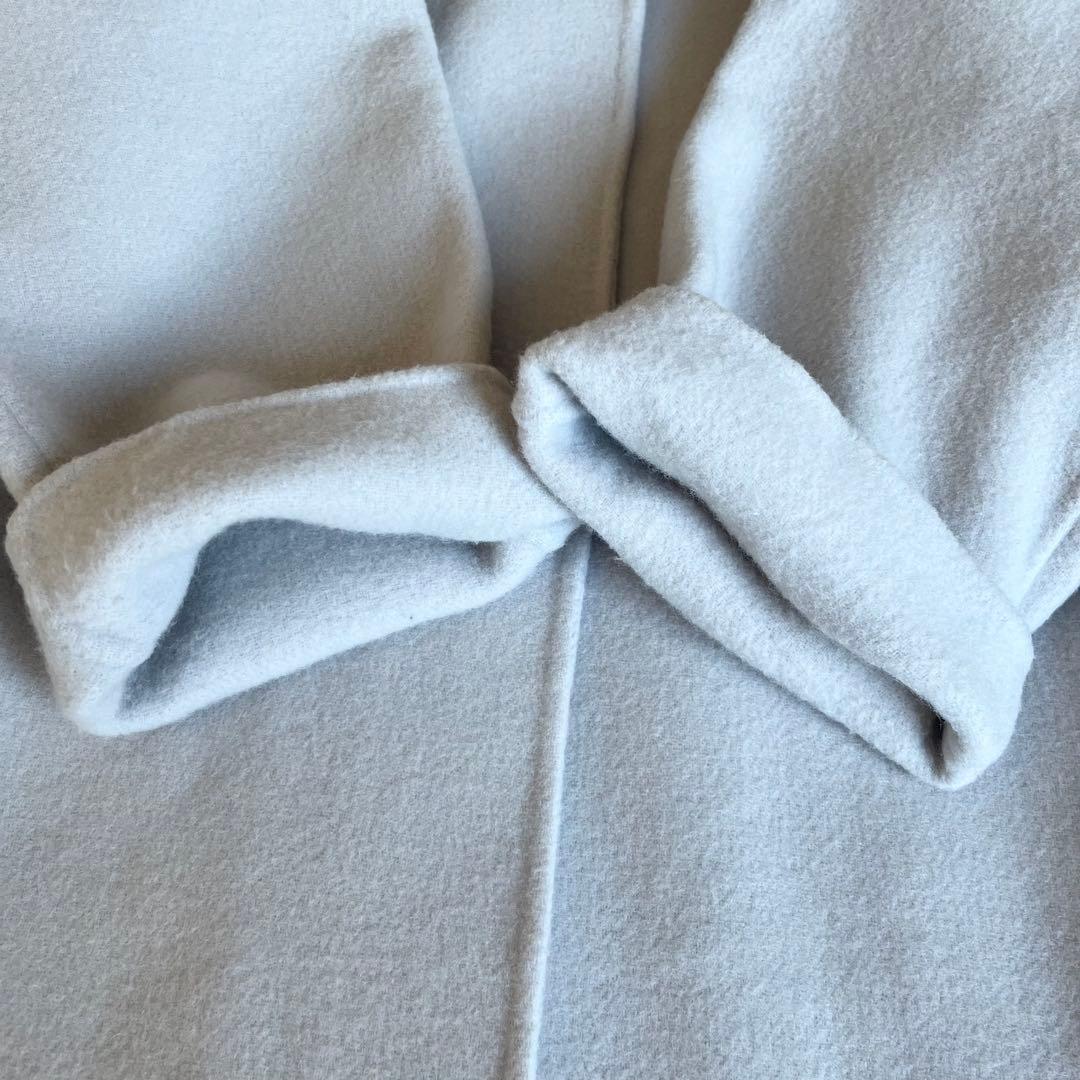 N.O.R.K ノーク ウールリバーコート マキシ丈 ベルト Aライン